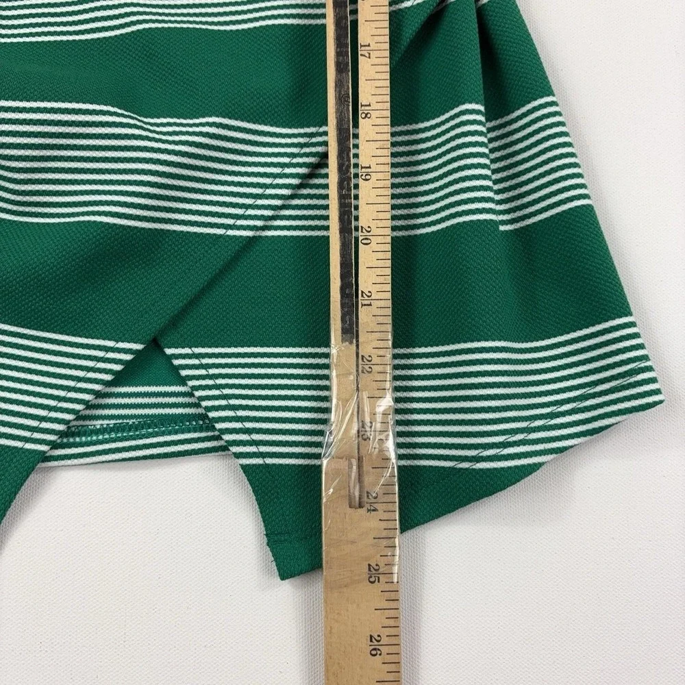 Maeve Tank Top Womens XS Green Striped V-Neck Sleeveless Knit Anthropologie